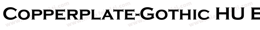 Copperplate-Gothic HU Bold字体转换